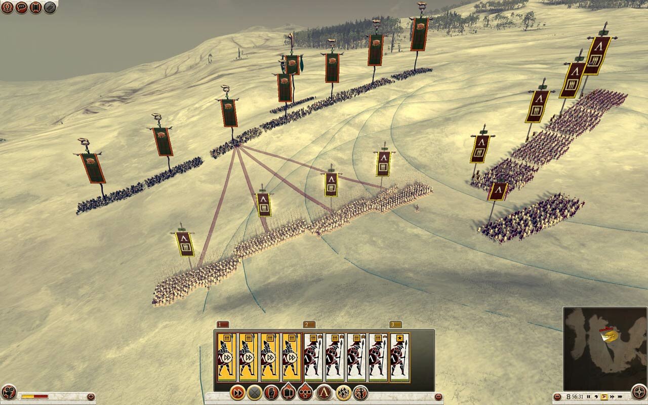 Руководство для новичка Total War: Rome 2. Построения (формации). Способы управления юнитами